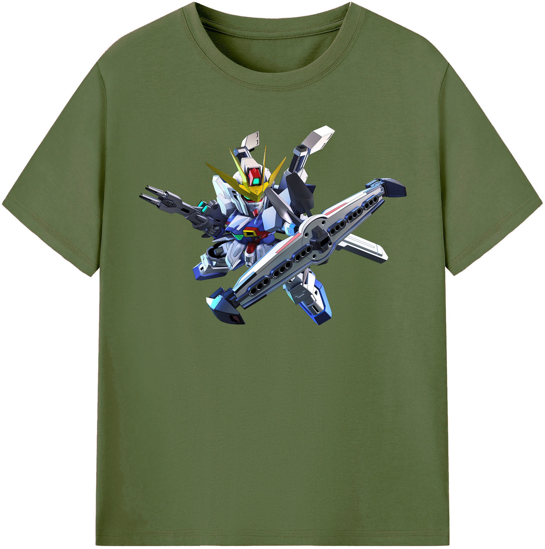 （画像用） 機動戦士ガンダム Mobile Suit Gundam 綿100％半袖Tシャツ（フロントプリント）